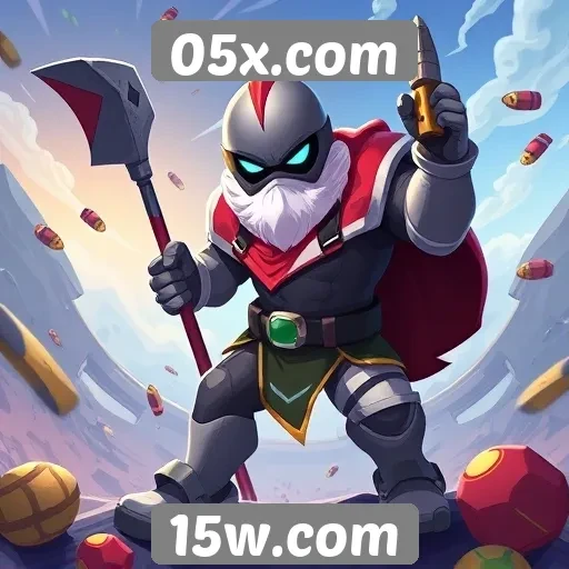 Exploração da biblioteca de jogos disponíveis em 05x.com